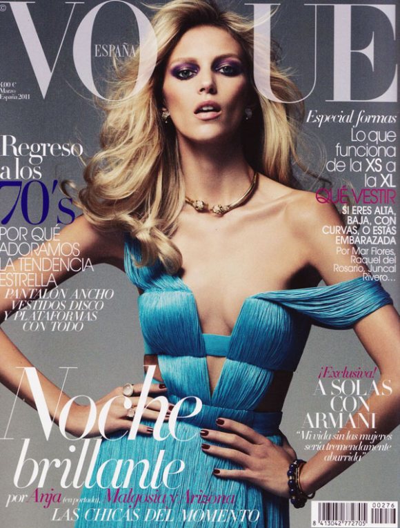 Anja Rubik Vogue Spain March 2011