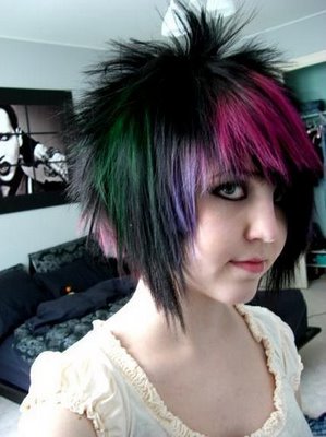 short emo hairstyles