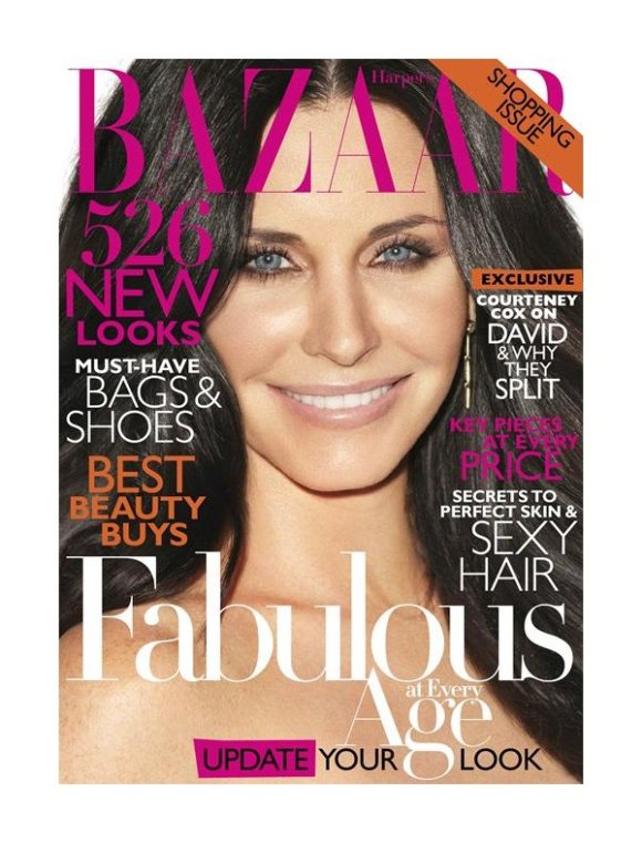 Courteney Cox Harpers Bazaar US April 2011