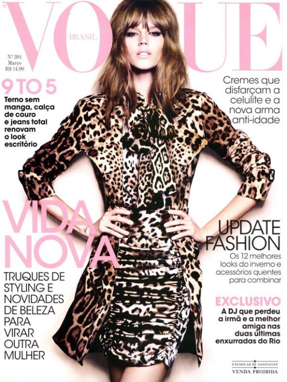 Freja Beha Erichsen vogue Brazil March 2011