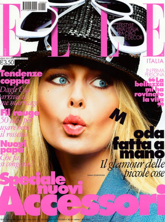 Hana Soukupova Elle Italia April 2011