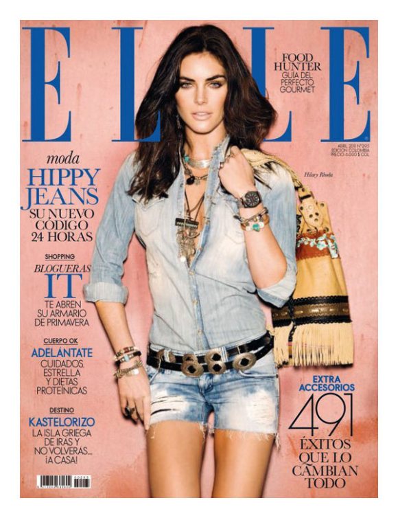 Hilary Rhoda Elle Spain 2011