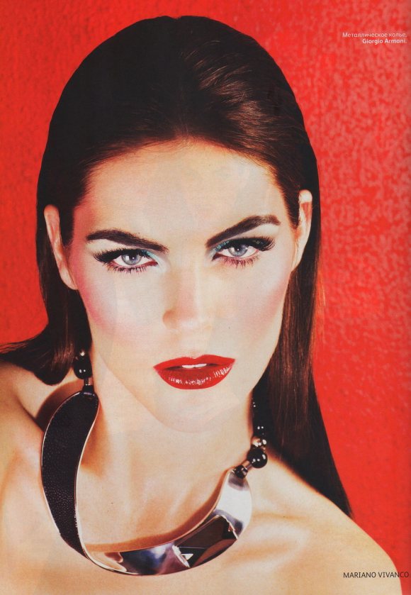 Hilary Rhoda Vogue Russia April
