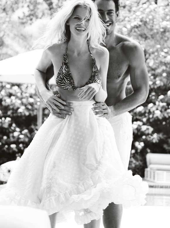 Lara Stone Vogue US April 2011