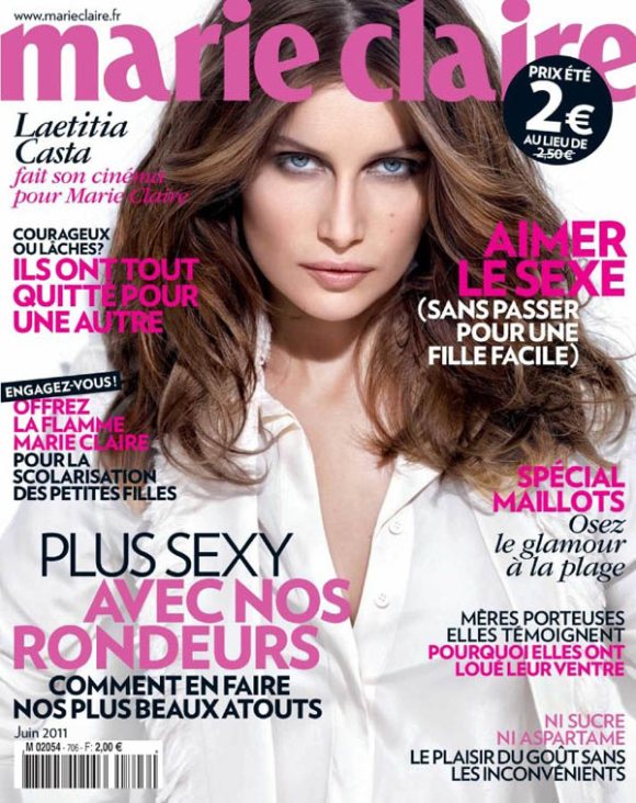 Laetitia Casta Marie Claire France June 2011