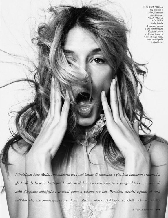 Linda Votjova Elle Italia May 2011