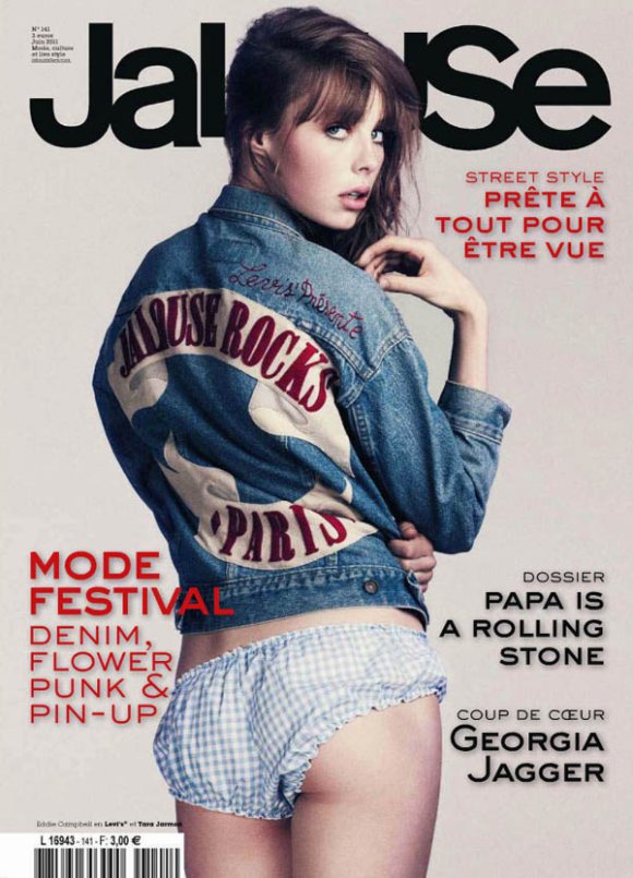 Edie Campbell Jalouse June July 2011