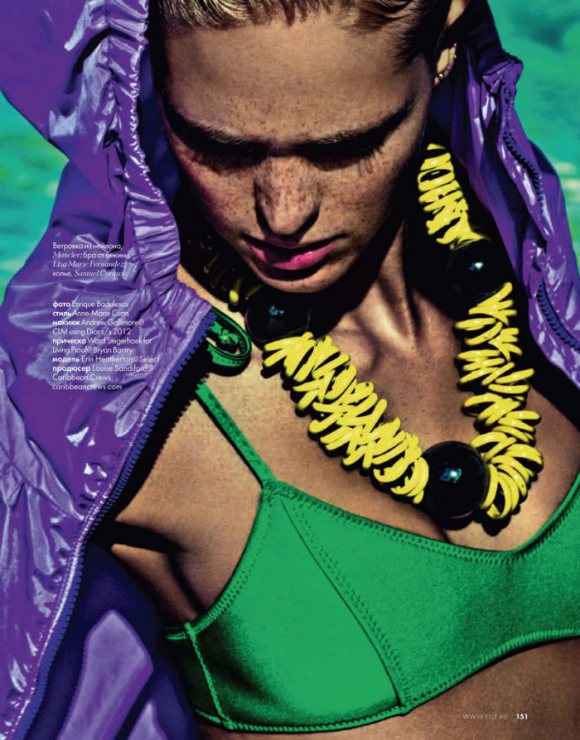 Erin Heatherton Elle Russia July 2011