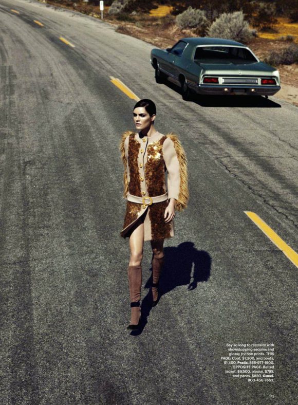 Hilary Rhoda Harpers Bazaar US June July 2011