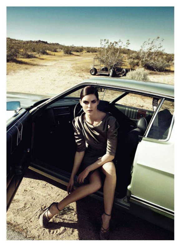 Hilary Rhoda Harpers Bazaar US June July 2011
