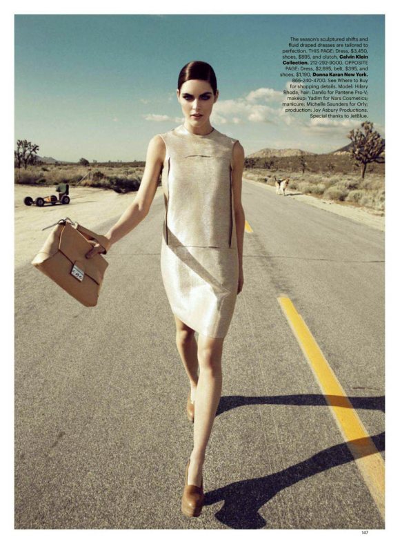 Hilary Rhoda Harpers Bazaar US June July 2011