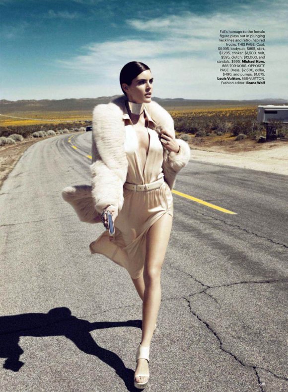 Hilary Rhoda Harpers Bazaar US June July 2011