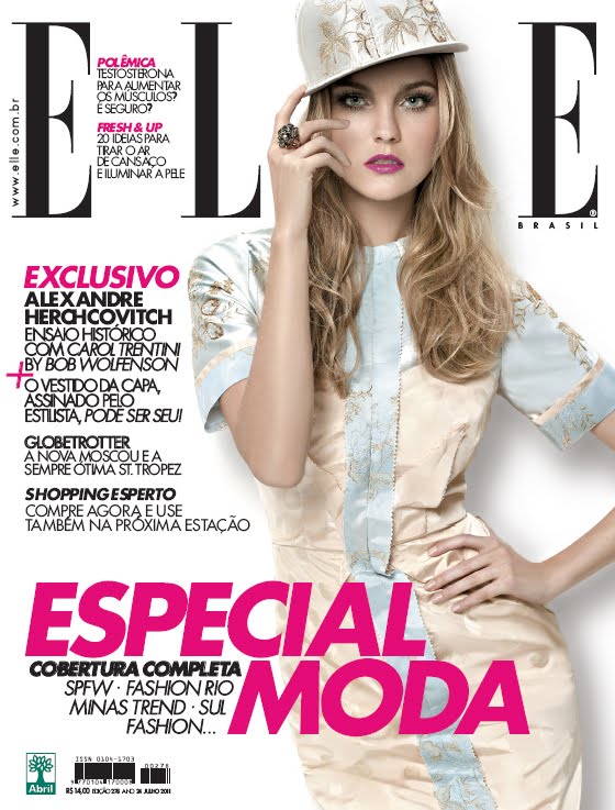Caroline Trentini for Elle Brazil July 2011