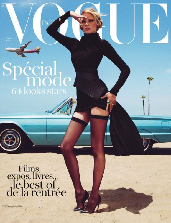 Lara Stone for Vogue Paris August 2011