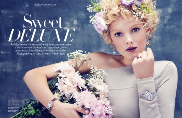 Nadya Harpers Bazaar Singapore August 2011