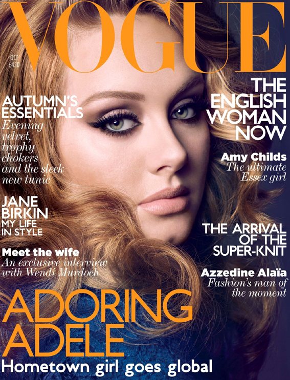 Adele for Vogue UK October 2011