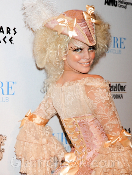 AnnaLynne McCord as Marie Antoinette For Halloween at Pure Nightclub