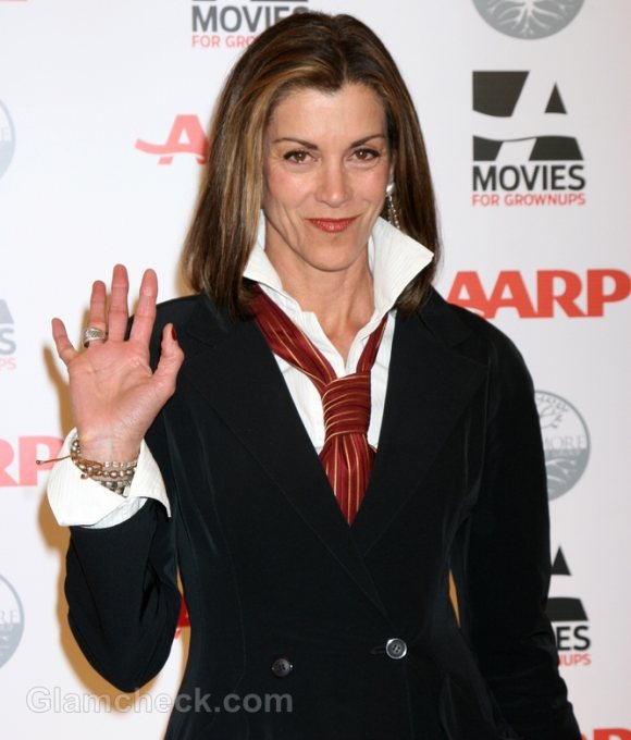 Wendie Malick Sports Classy Androgynous Look