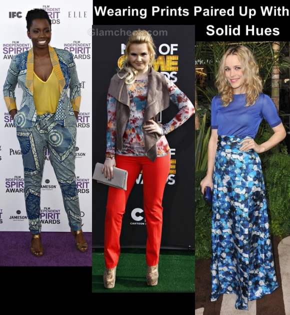 Style Inspiration: Wearing Prints paired up with Solid Hues
