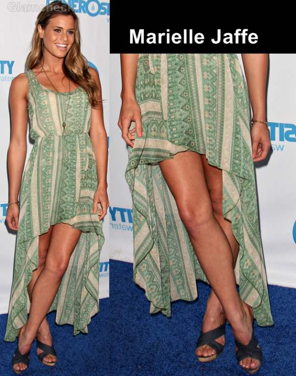 style inspiration asymmetrical front and back hem dress celeb