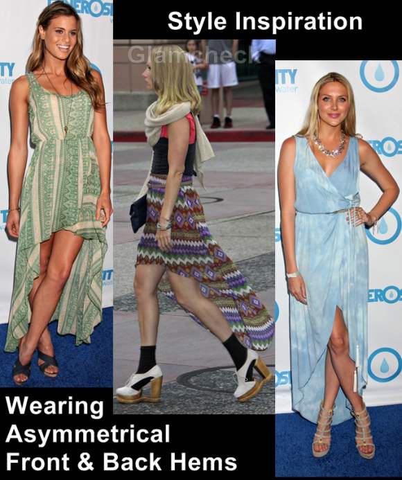style inspiration asymmetrical front and back hem outfits