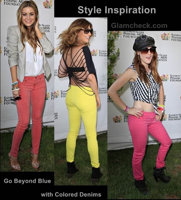 Style Inspiration: Go Beyond Blue with Colored Denims