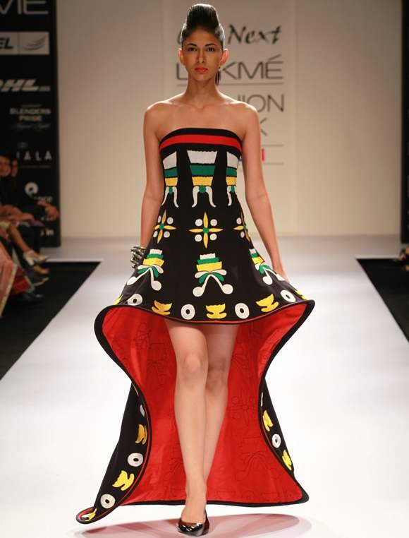 Asa Kazingmei LFW winter festive 2012