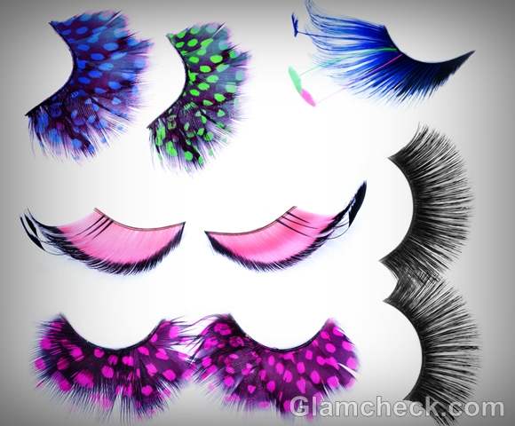 Feather eyelashes Feather eyelashes