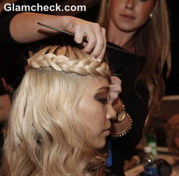 Spring Summer 2013 Messy Milkmaid Braid Bold Smokey Eyes Jackie Fraser-Swan