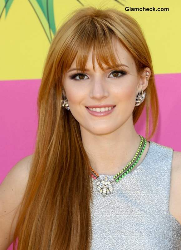 Bella Thorne Hairstyle at Nickelodeon Annual Kids Choice Awards 2013