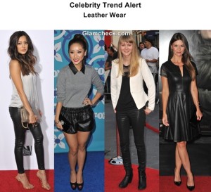Celebrity Trend Alert 2013 – Leather Wear