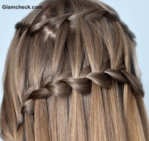 Double Waterfall Braid Hairstyle DIY
