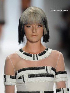 Techno Tribal Hair Color Trend S-S 2014 Carmen Marc Valvo