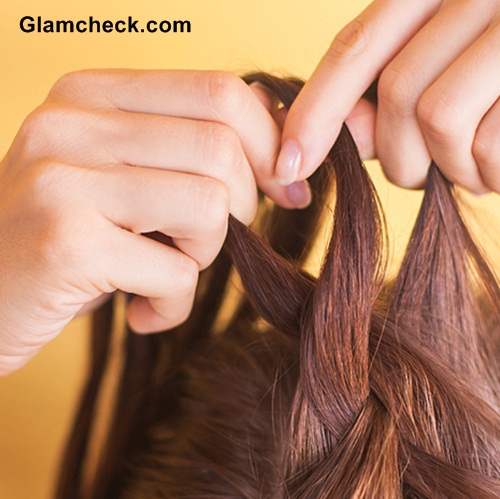 Hairstyle How To French Braid Top knot