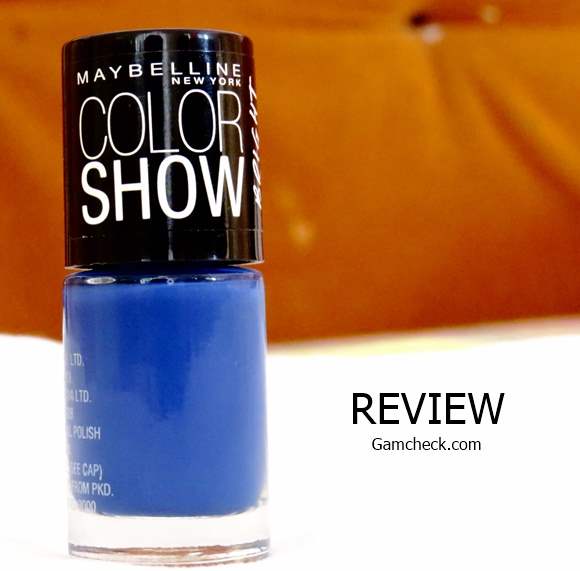 Maybelline Color Show Bright Sparks Nailpolish - Blazing Blue review