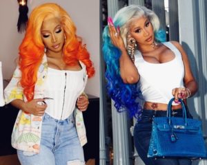 Cardi B hair colors 2021 Gradient dye