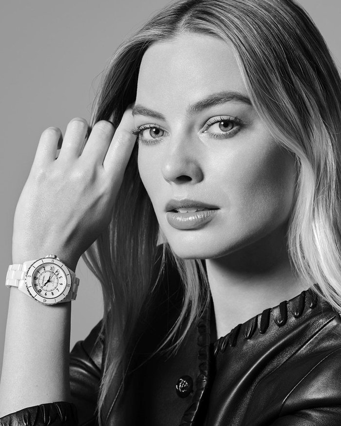 Margot Robbie for Chanel J12 Watch Campaign