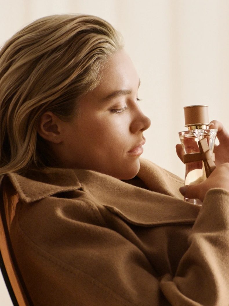 Max Mara Debuts Its First Fragrance With Florence Pugh as the Face